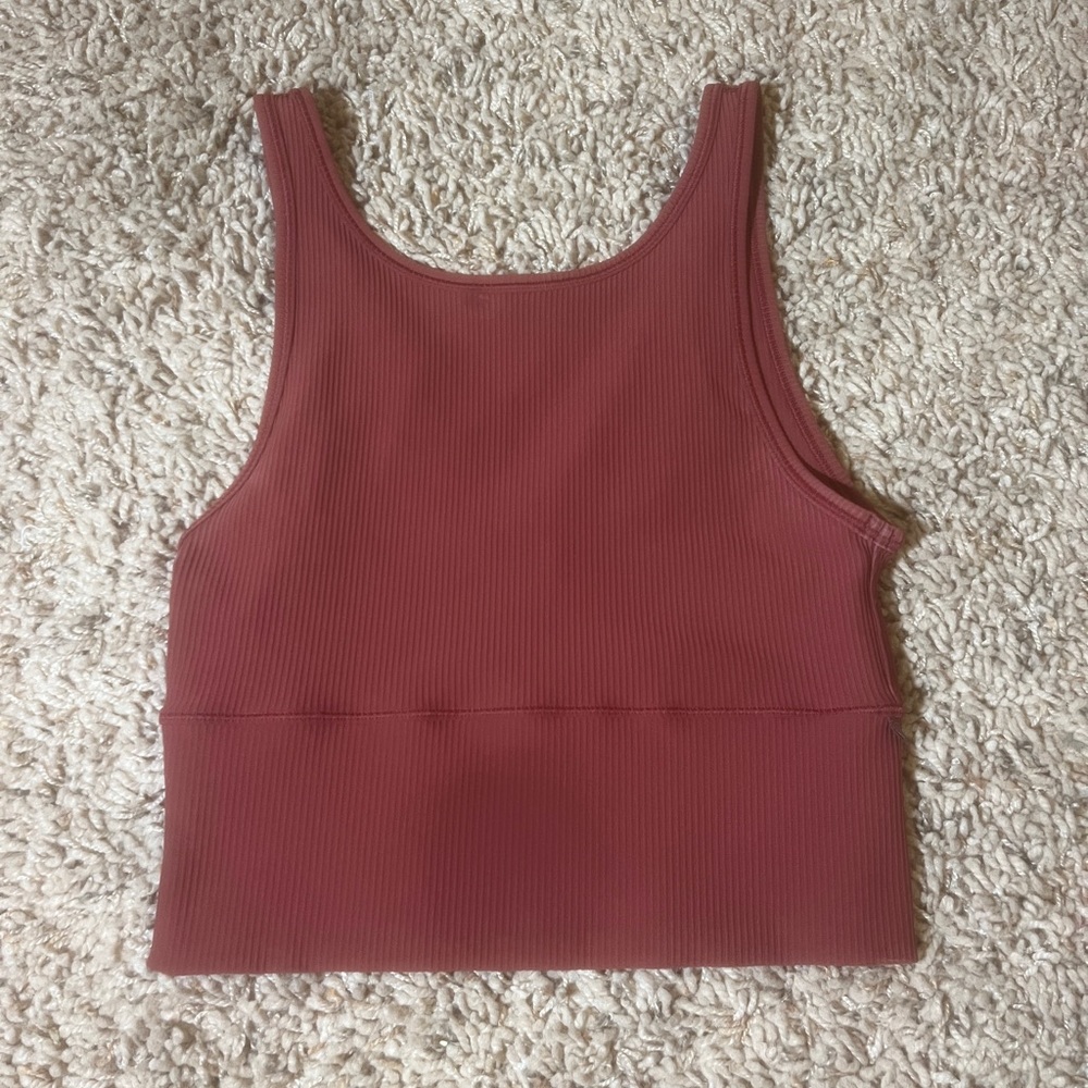 Lululemon pivot tank maroon size 6